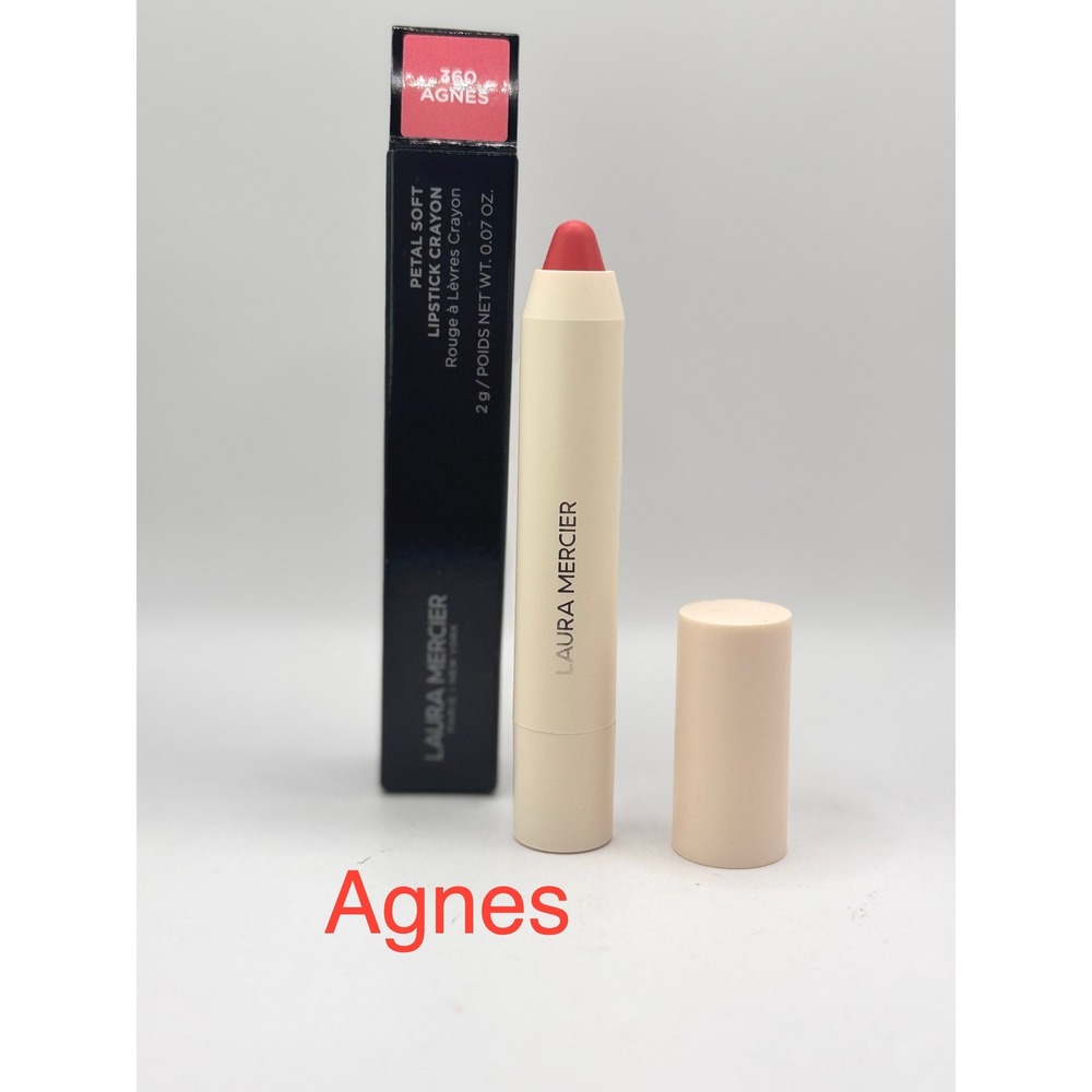 Laura Mercier Petal Soft Lipstick Crayon 360 Agnes NEW